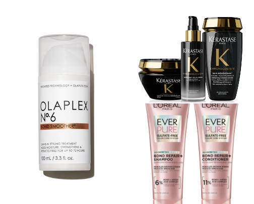 My favorite hair products cover photo collage