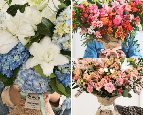 Favorite Flower Bouquets cover photo collage