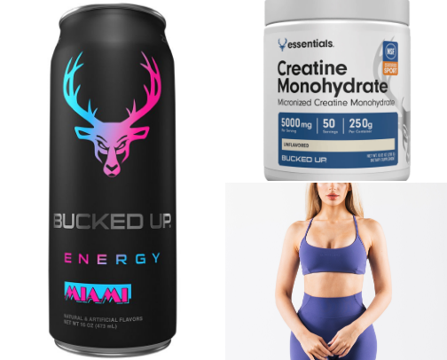 My gym necessities cover photo collage