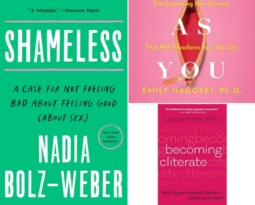 Books for Reclaiming Sexuality & Intimacy in Midlife cover photo collage