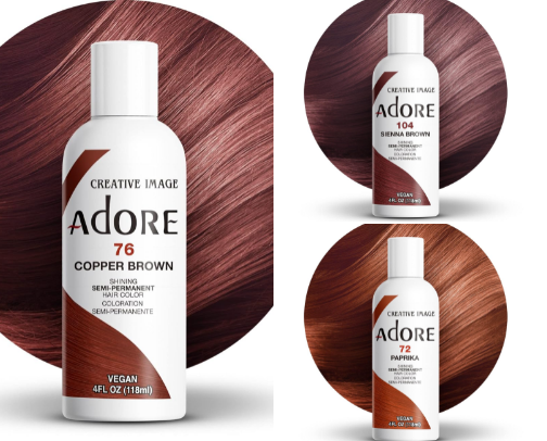 PERFECT fall hair color at home! cover photo collage