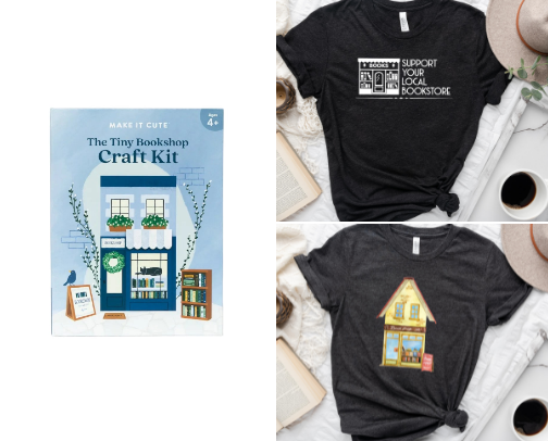 Bookish Things for Those Who Love a Good Bookstore cover photo collage
