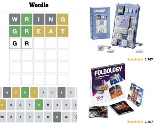 Brainteasers - Challenging Logic Puzzles cover photo collage