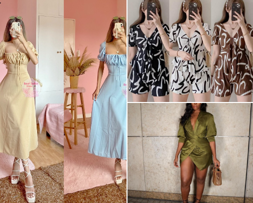 Dresses cover photo collage