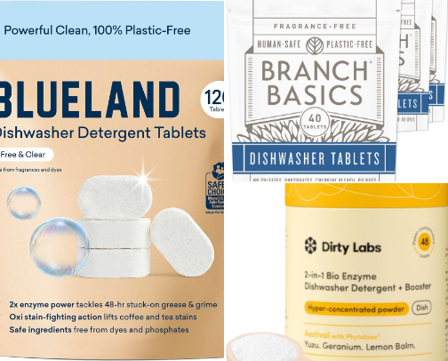 Low-Tox & Crunchy Living cover photo collage