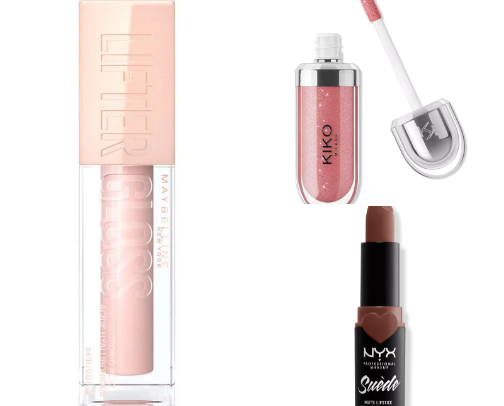 glosses / lipsticks cover photo collage
