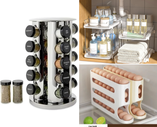 Aesthetic & Functional Organizers for a Tidier Home cover photo collage