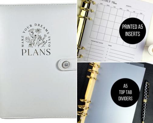 Planner items cover photo collage