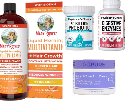 Must-Have Products to Combat GLP-1 Side Effects: Hair Loss, Skin Changes, Nutrient Gaps & More cover photo collage