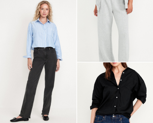 Old Navy favs cover photo collage