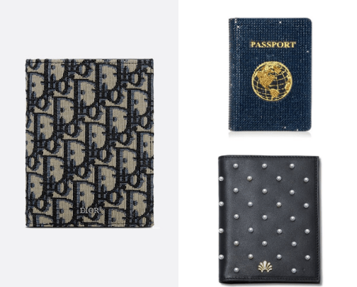 Stylish Passport Cases cover photo collage