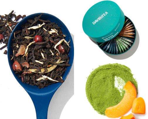 Spilling the ☕️ tea ☕️- DAVIDsTEA best flavours cover photo collage