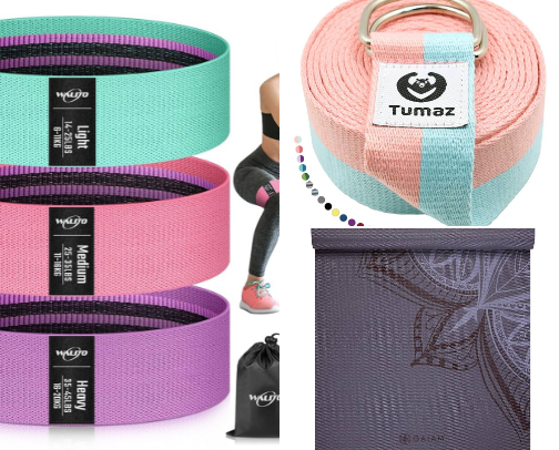 Exercise Accessories for Hitting the Gym or Studio cover photo collage