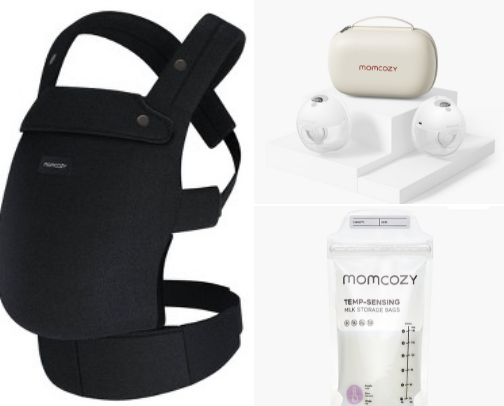 Why momcozy are my go to baby brand🤍 cover photo collage