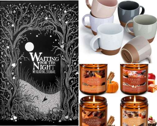 Cozy Essentials for a Reading Routine cover photo collage