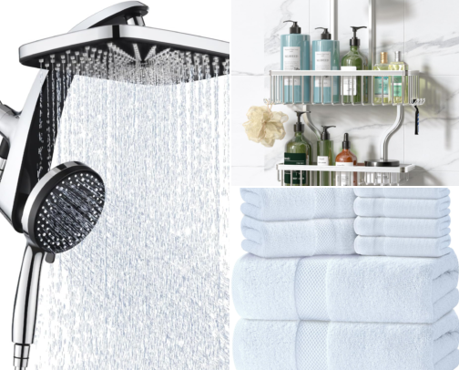 Everything to Elevate Your Shower Experience cover photo collage