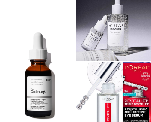 My collection of face serums!💟 cover photo collage