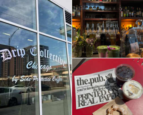 Chicago Caffeine: My Daily Rotations cover photo collage