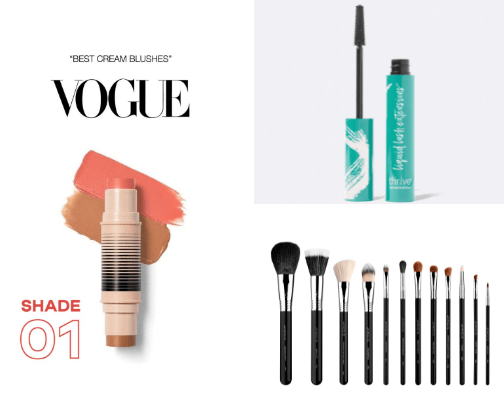 Favorite Hair and Makeup products cover photo collage