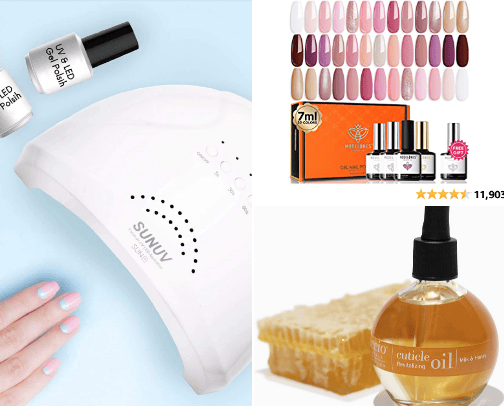 At-Home Gel Nails cover photo collage