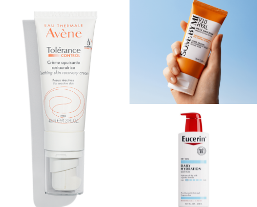 Accutane — What I use to stay hydrated, moisturized, and protected cover photo collage