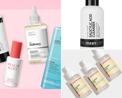 My go to skin care recommendations cover photo collage