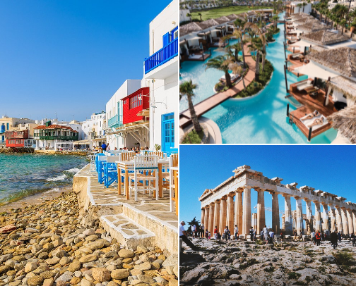 Visit Greece cover photo collage