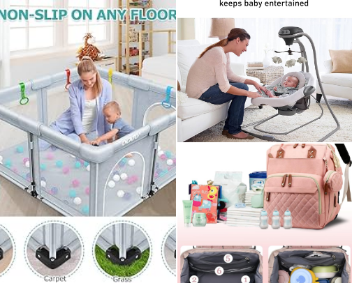Baby Must-Haves to Make Mom’s Life Easier cover photo collage
