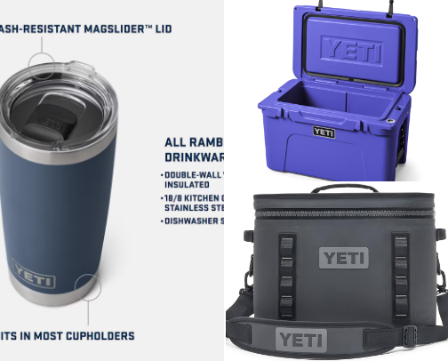 YETI – Premium Coolers, Drinkware, and Outdoor Gear cover photo collage