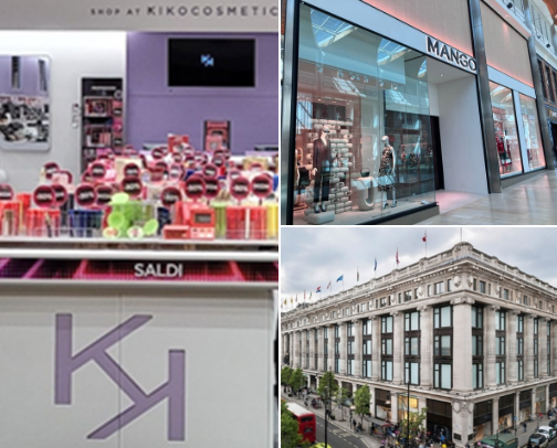 My favourite stores cover photo collage