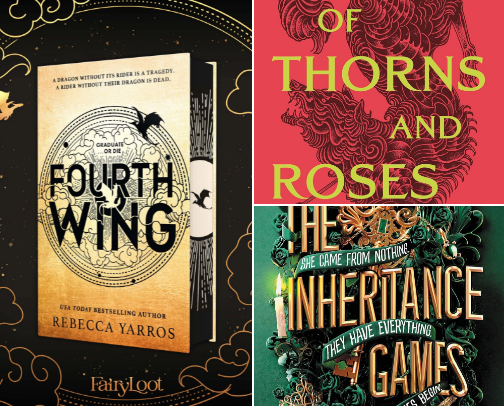 Fiction books to binge cover photo collage