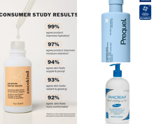 Go to skin care products cover photo collage