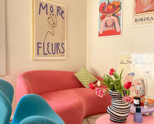 My trendy & colorful home cover photo collage