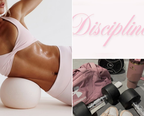 gym girly finds cover photo collage