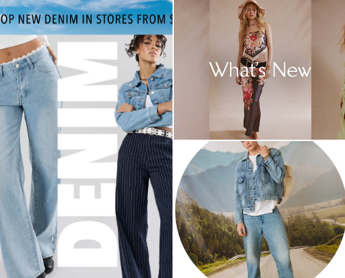 Favorite Clothing Stores cover photo collage