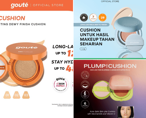Cushion Terbaik Berdasarkan Tipe Kulit cover photo collage