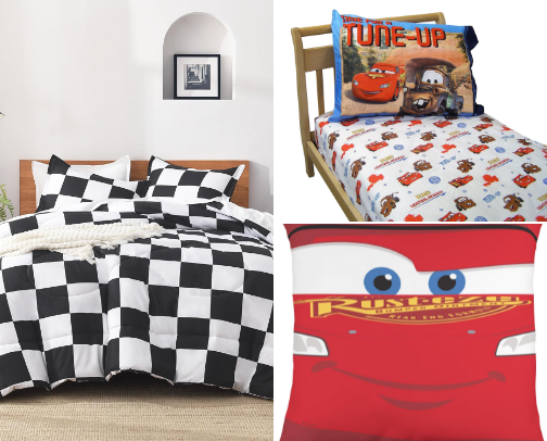 Cars Themed Room cover photo collage