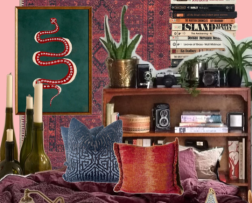 Blaxploitation Glam Home Decor (Budget Friendly) 💗 cover photo collage