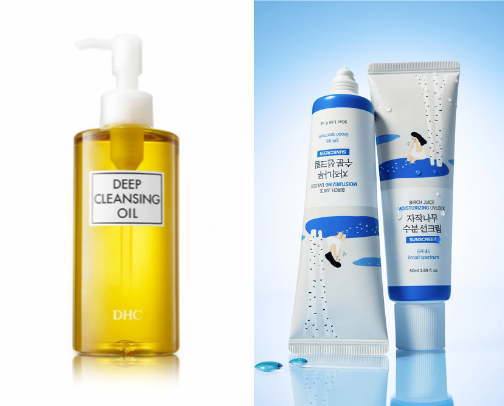 skincare cover photo collage