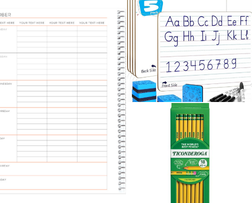 Homeschool Classroom and Teacher Supplies You Actually Need cover photo collage