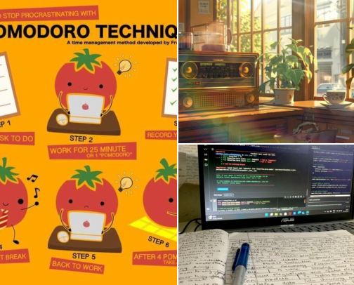 The Ultimate Lo-Fi Studio Study Routine for Tech & 3D Artists cover photo collage