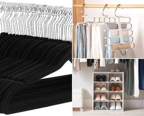 Closet Organization cover photo collage