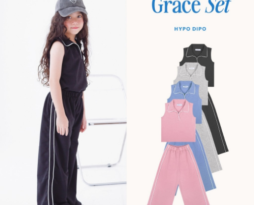 Kids outfit (Anak perempuan) cover photo collage