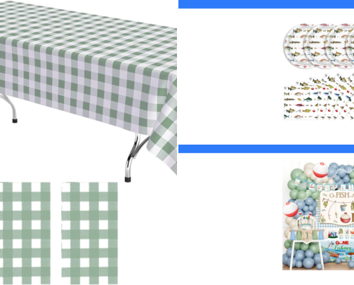 O FISH ALLY ONE BDAY ITEMS🐠🎣 cover photo collage