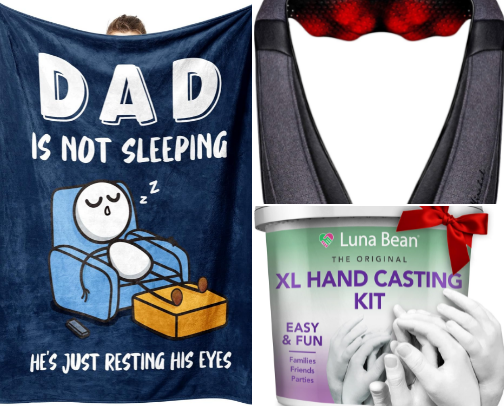 Father's Day prezzies cover photo collage