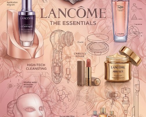 Lancome: House of Happiness cover photo collage
