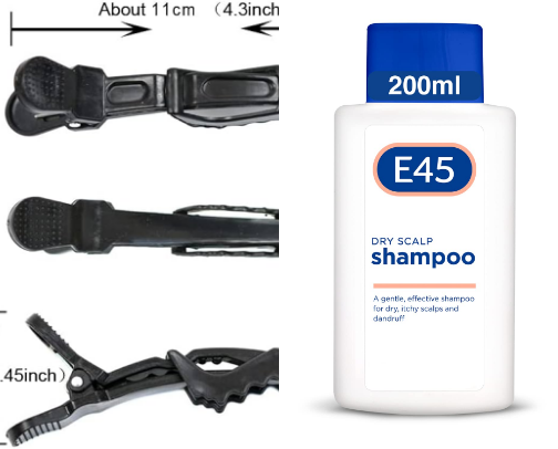 Hair care cover photo collage