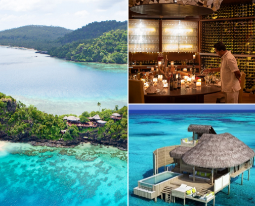 Luxury Travel & Accommodations cover photo collage