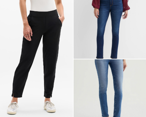 Mom Pant Staples cover photo collage