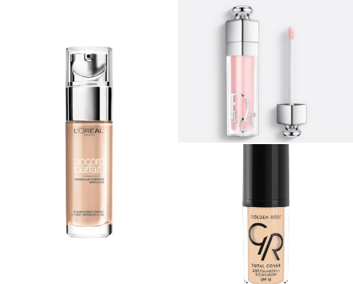 a product that works magic on the face 😍💄✨ cover photo collage